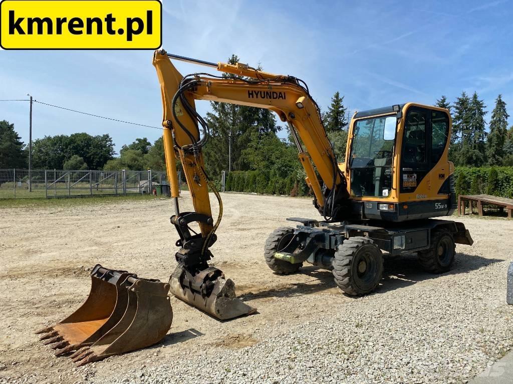 Hyundai Robex 55-9 A Bagri na kolesih