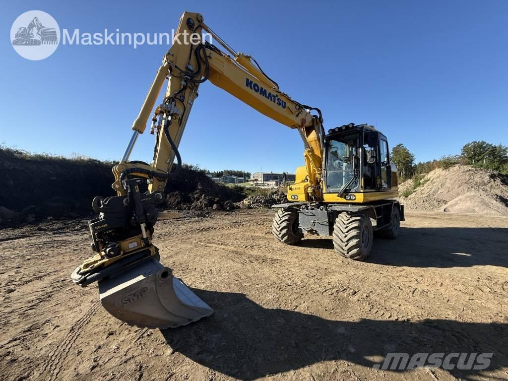Komatsu PW 160 Bagri na kolesih
