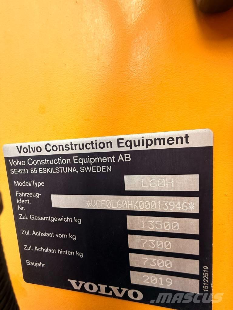 Volvo L 60 H Kolesni nakladalci