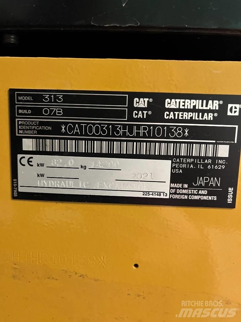 CAT 313 Next Gen Bagri goseničarji