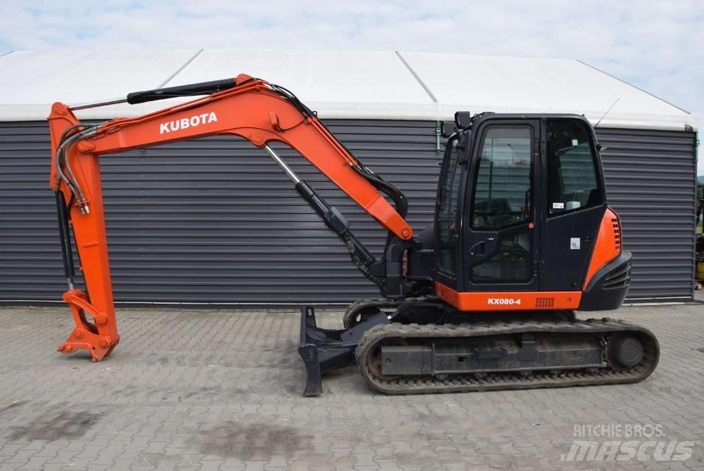 Kubota KX 080-4 Midi bagri 7t – 12t