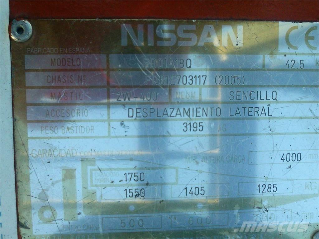 Nissan FD01A18Q Dizelski viličarji