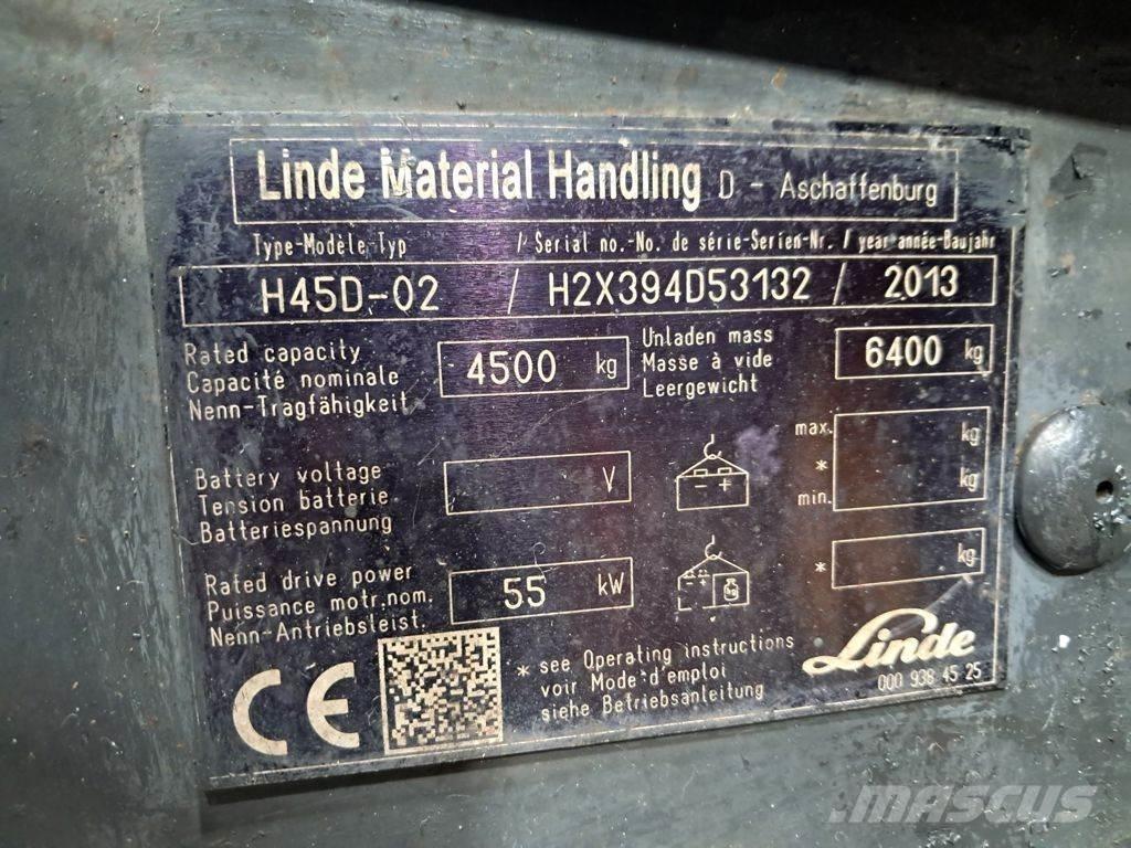Linde H45D-02 Dizelski viličarji