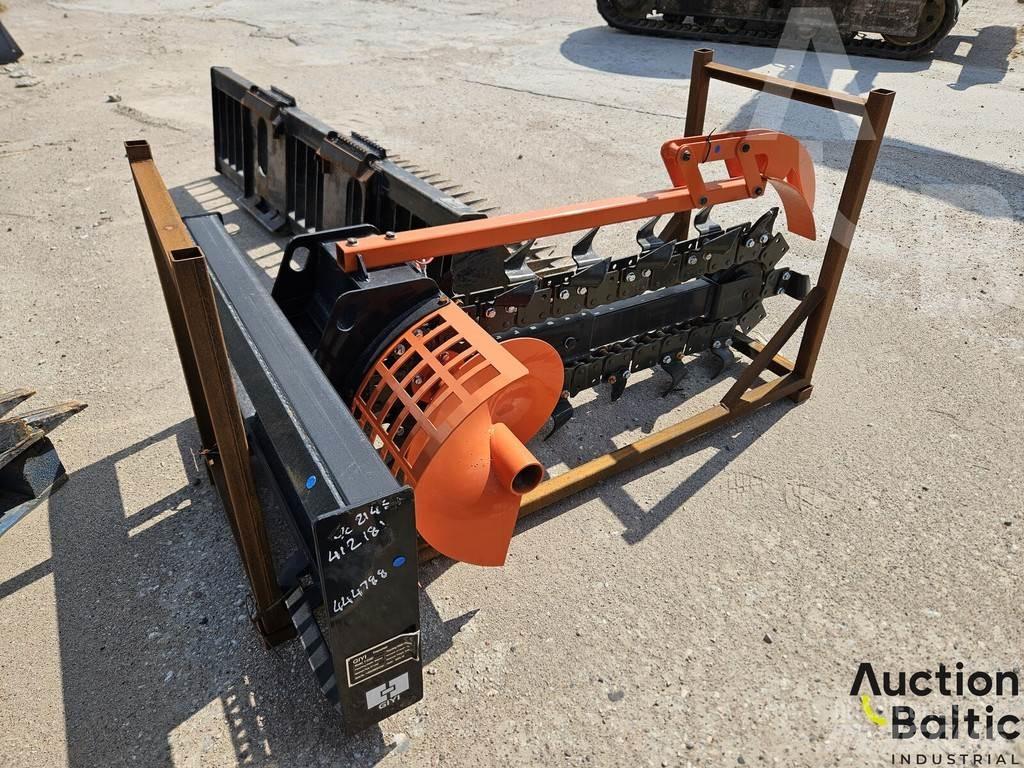  Giyi Y-D380 Freze za kopanje jarkov Trenčerji