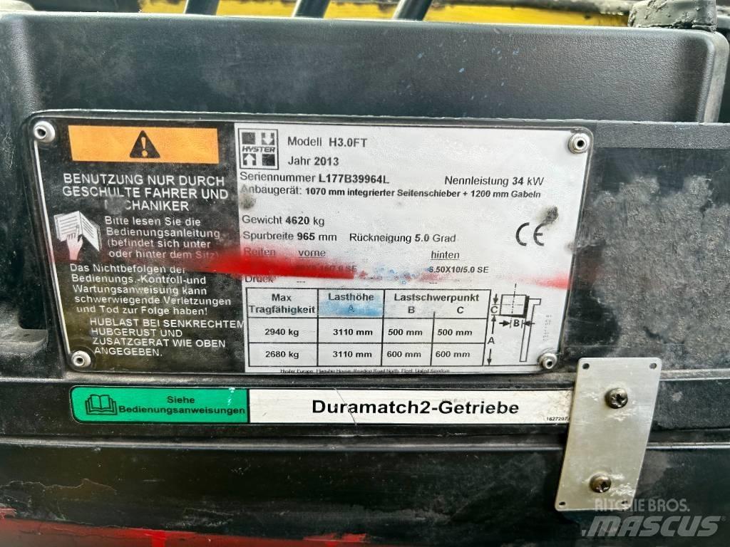 Hyster H 3.0 FT Dizelski viličarji