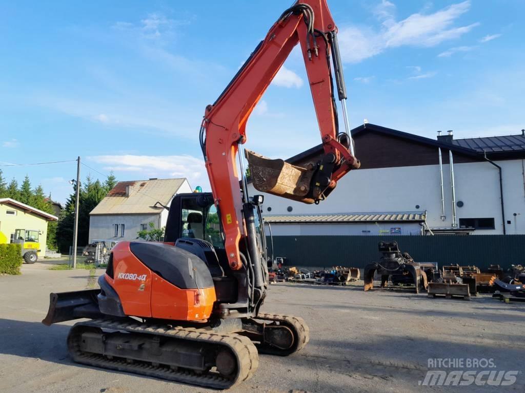 Kubota KX 080-4 Midi bagri 7t – 12t