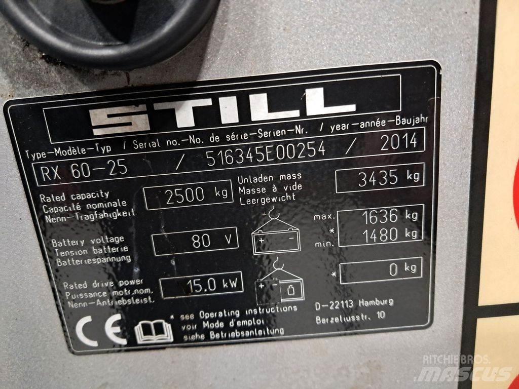 Still RX60-25 Električni viličarji