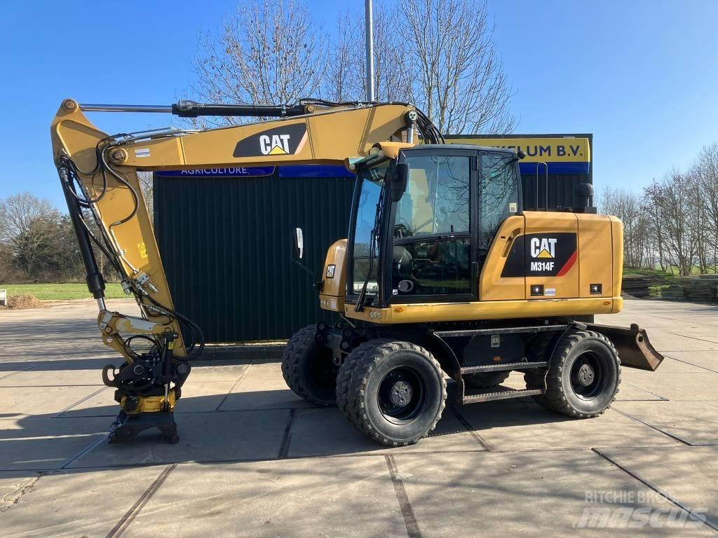CAT M314F Bagri na kolesih