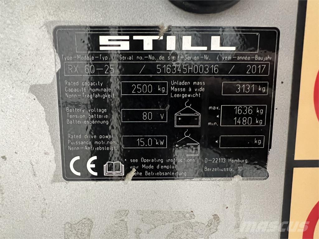 Still RX60-25 Električni viličarji