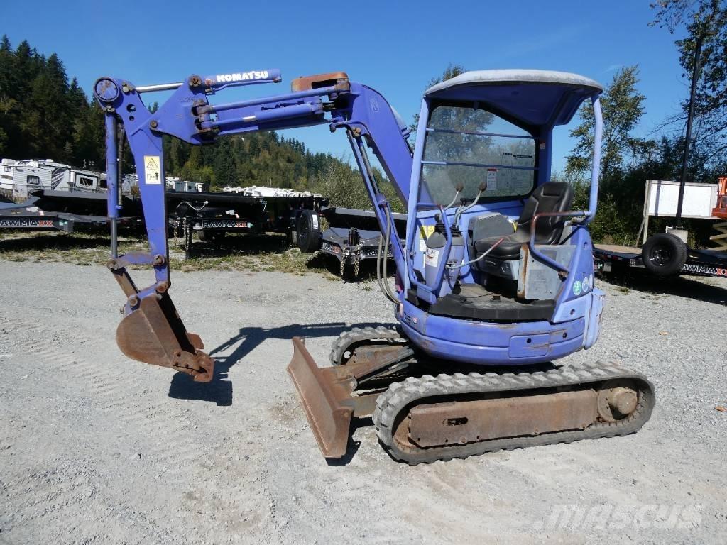 Komatsu PC20UU-3 Mini bagri <7t