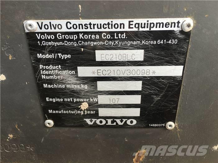 Volvo EC 210 B LC Bagri goseničarji