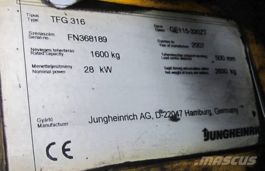 Jungheinrich TFG 316 Plinski viličarji