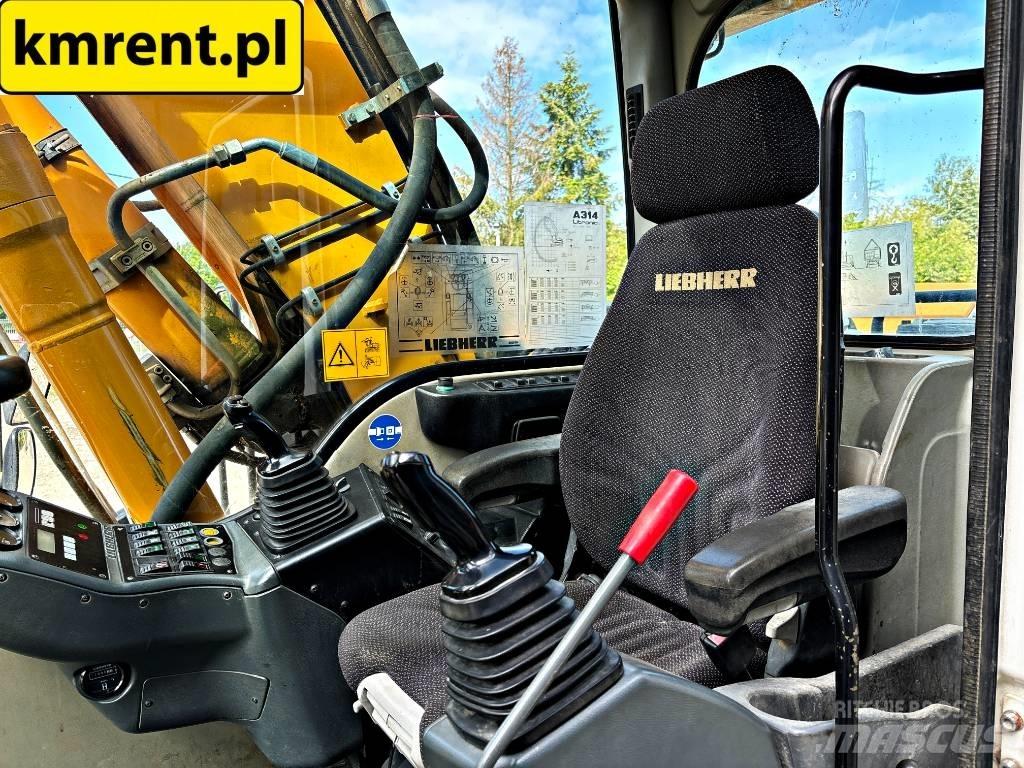 Liebherr A 314 Bagri na kolesih