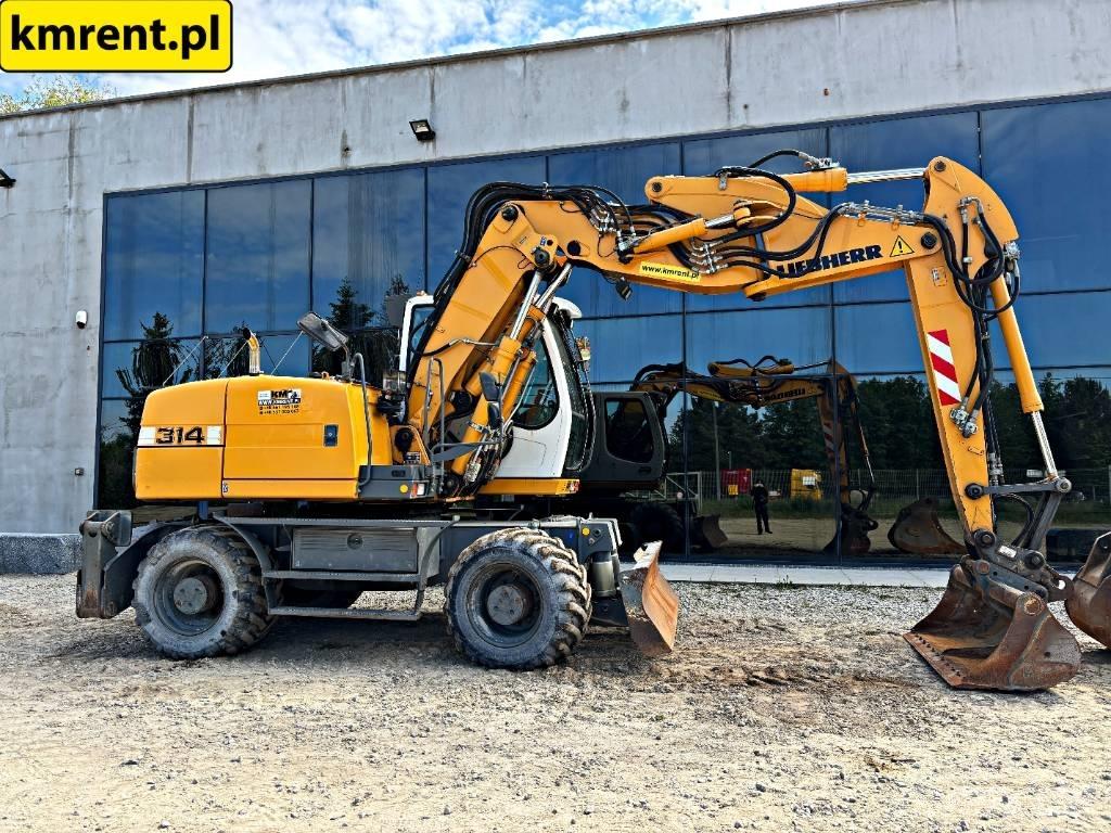 Liebherr A 314 Bagri na kolesih