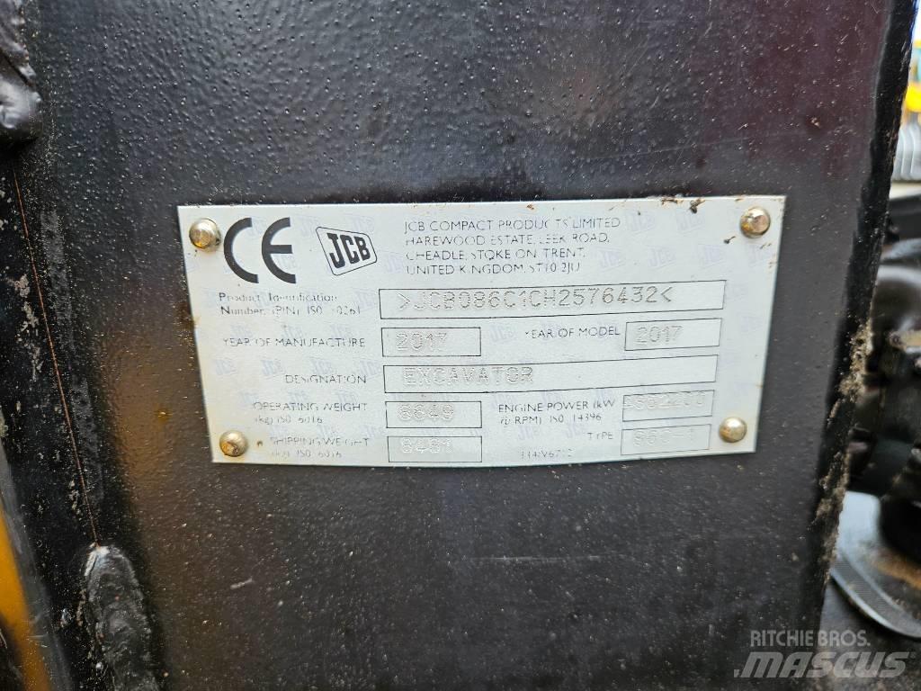 JCB 86 C-1 eco Midi bagri 7t – 12t