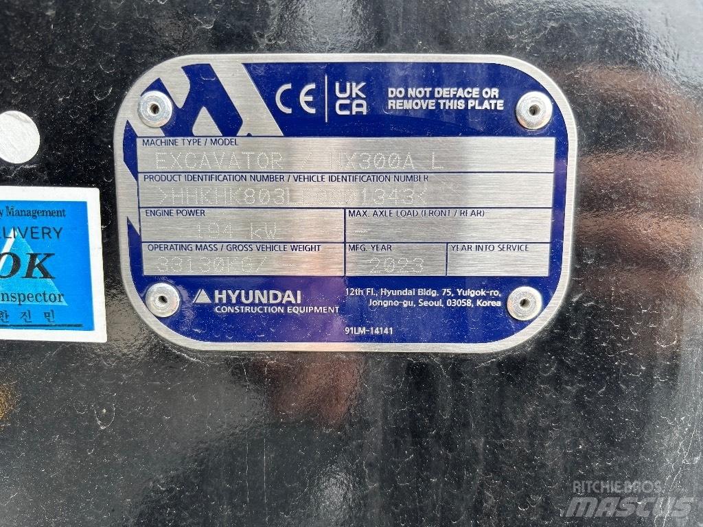 Hyundai HX300A L Bagri goseničarji