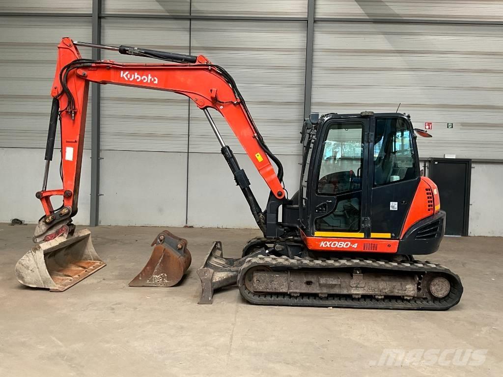 Kubota KX 080-4 Midi bagri 7t – 12t