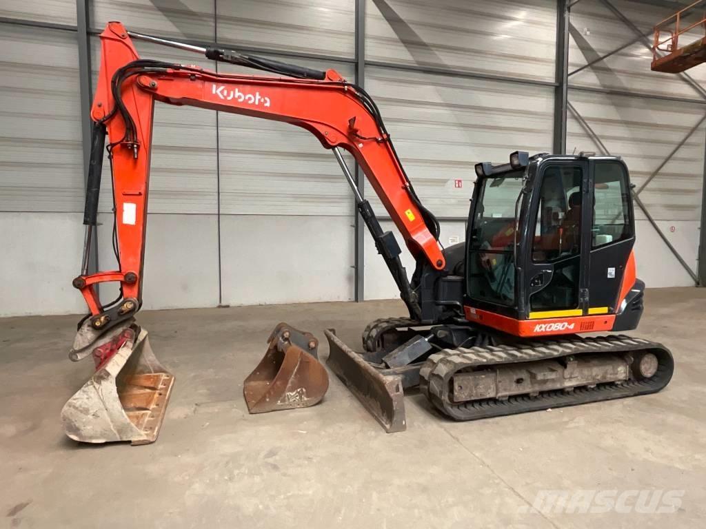 Kubota KX 080-4 Midi bagri 7t – 12t