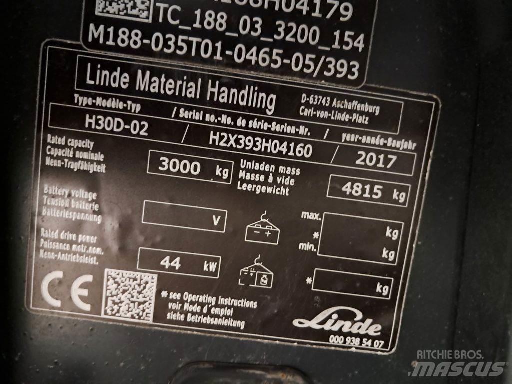 Linde H30D-02 Dizelski viličarji