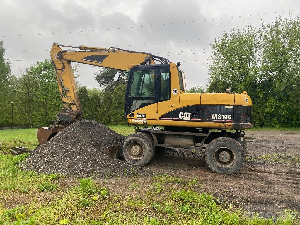 CAT M 316 C Bagri na kolesih