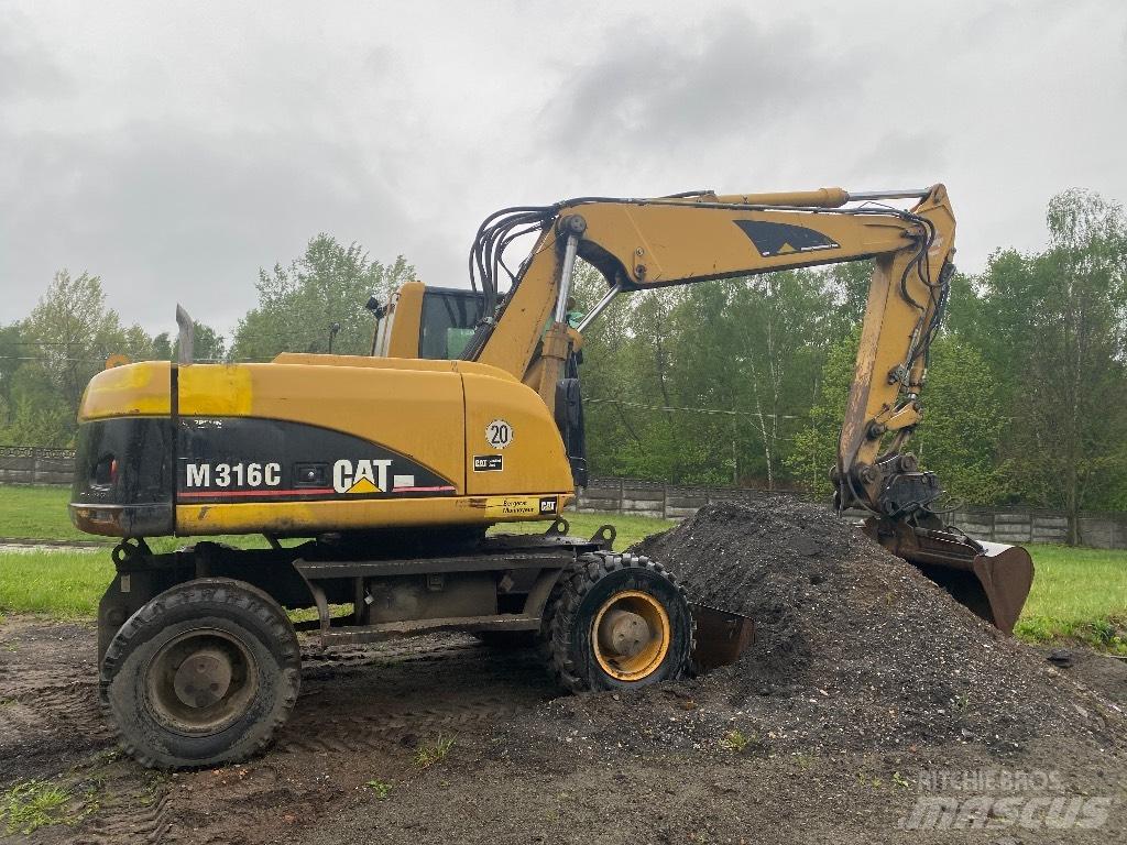 CAT M 316 C Bagri na kolesih