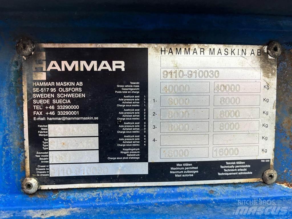 Hammar SL 30 SMS Kontejnerske polprikolice