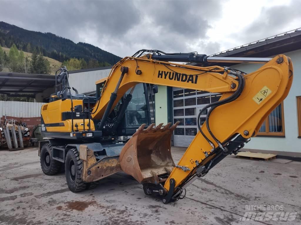 Hyundai HW140 Bagri na kolesih
