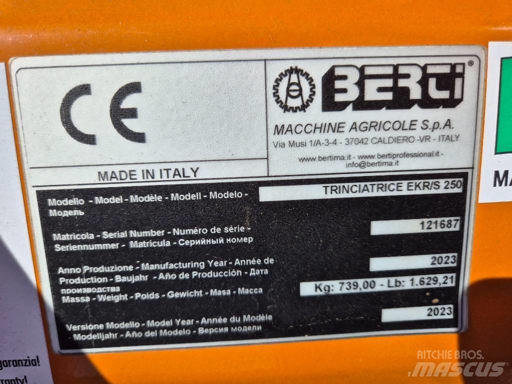 Berti EKR-S 250 Kosilnice za pašnike