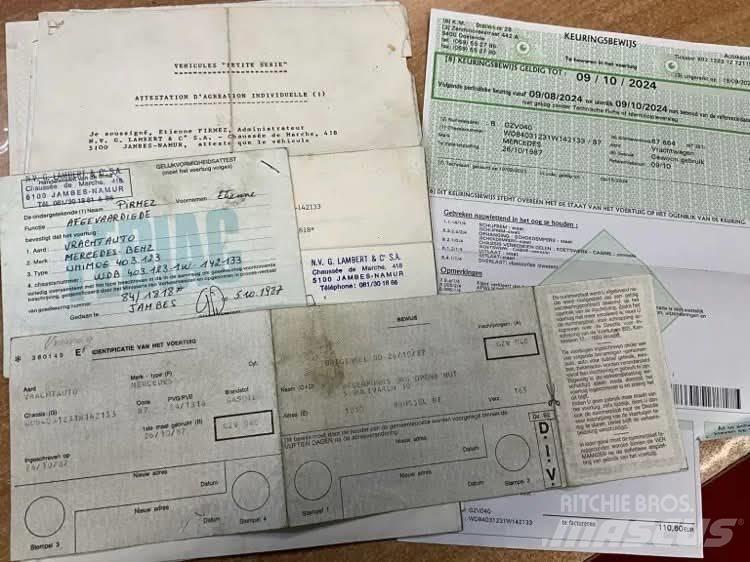 Mercedes-Benz unimog Cestni pometači