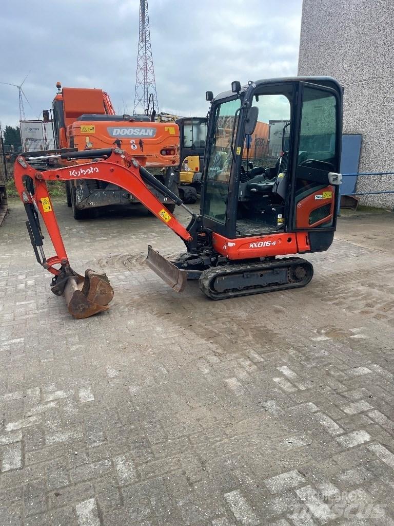 Kubota KX 016-4 Mini bagri <7t