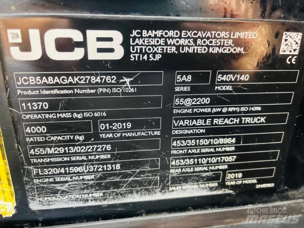JCB 540-140 Teleskopski viličarji