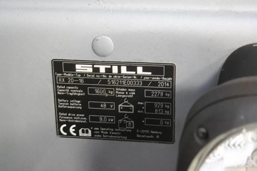 Still RX 20-16 Električni viličarji