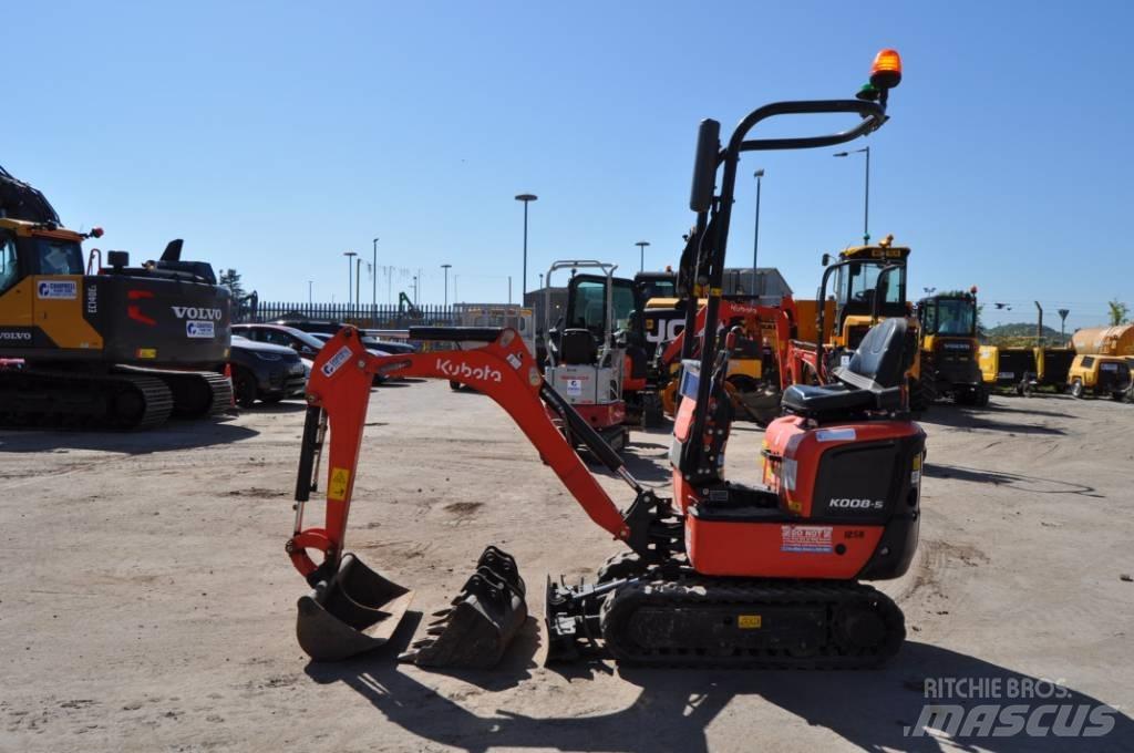 Kubota K 008-5 Mini bagri <7t