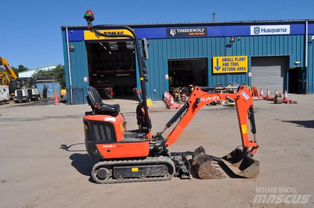Kubota K 008-5 Mini bagri <7t