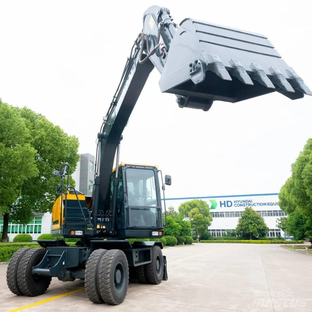 Hyundai HW155 Bagri na kolesih