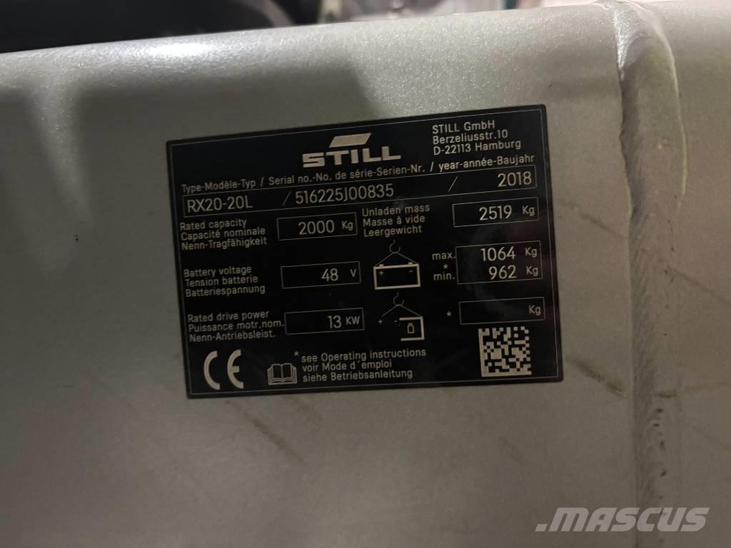 Still RX 20-20 L Električni viličarji
