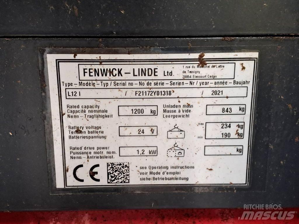 Linde L12I Ročni električni viličar