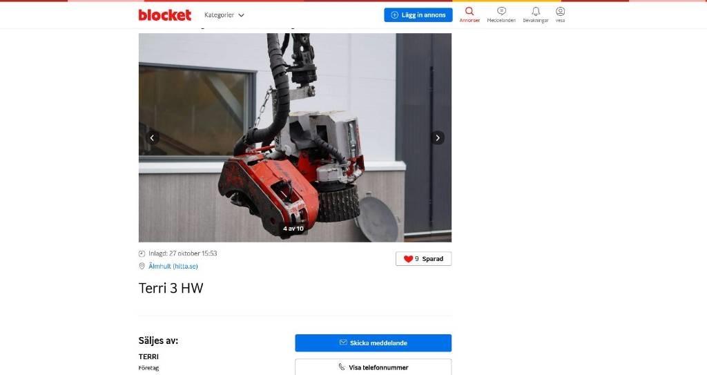 Terri 3HW Harvesterji