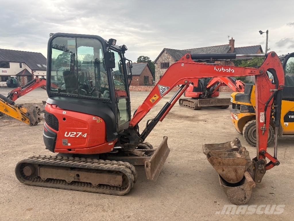 Kubota U 27-4 Mini bagri <7t