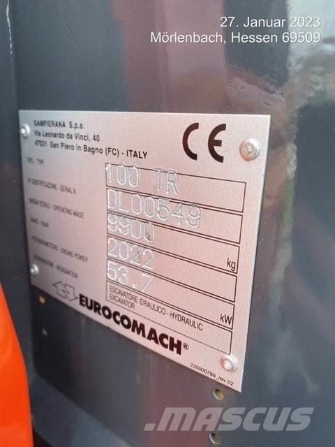 Eurocomach 100TR Mini bagri <7t