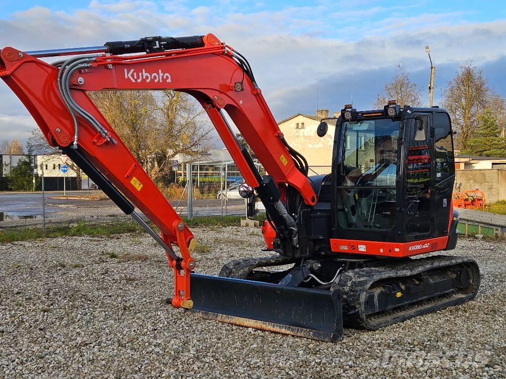 Kubota KX 080-4 Midi bagri 7t – 12t