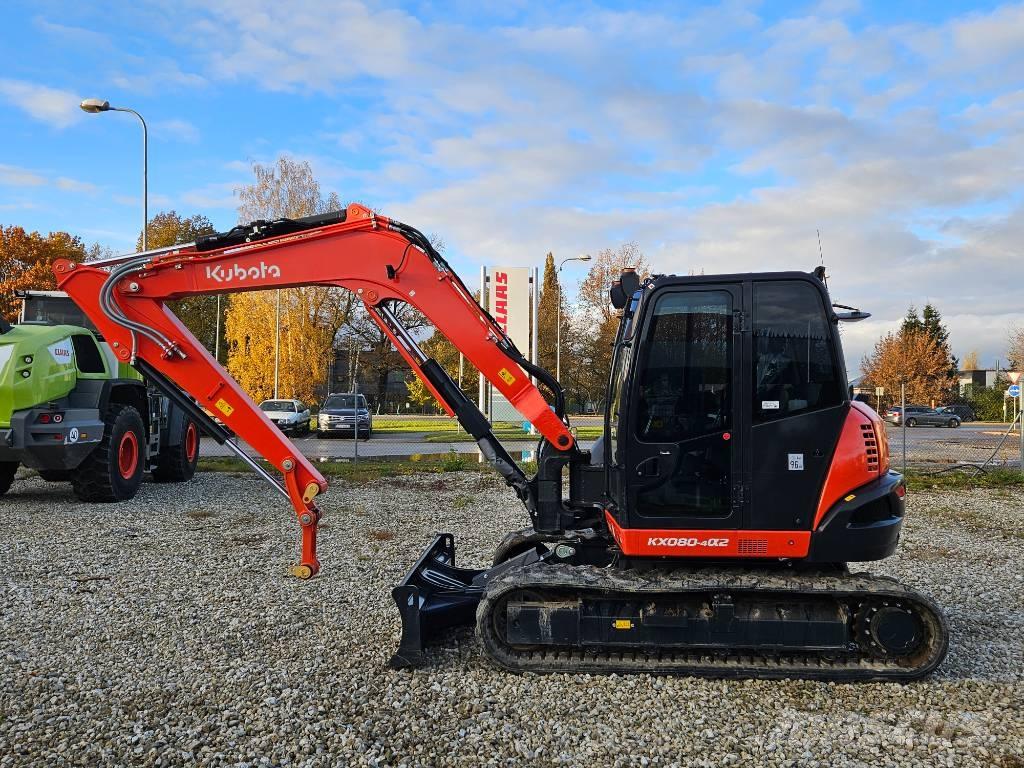 Kubota KX 080-4 Midi bagri 7t – 12t