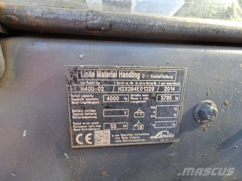 Linde H40D-02 Dizelski viličarji