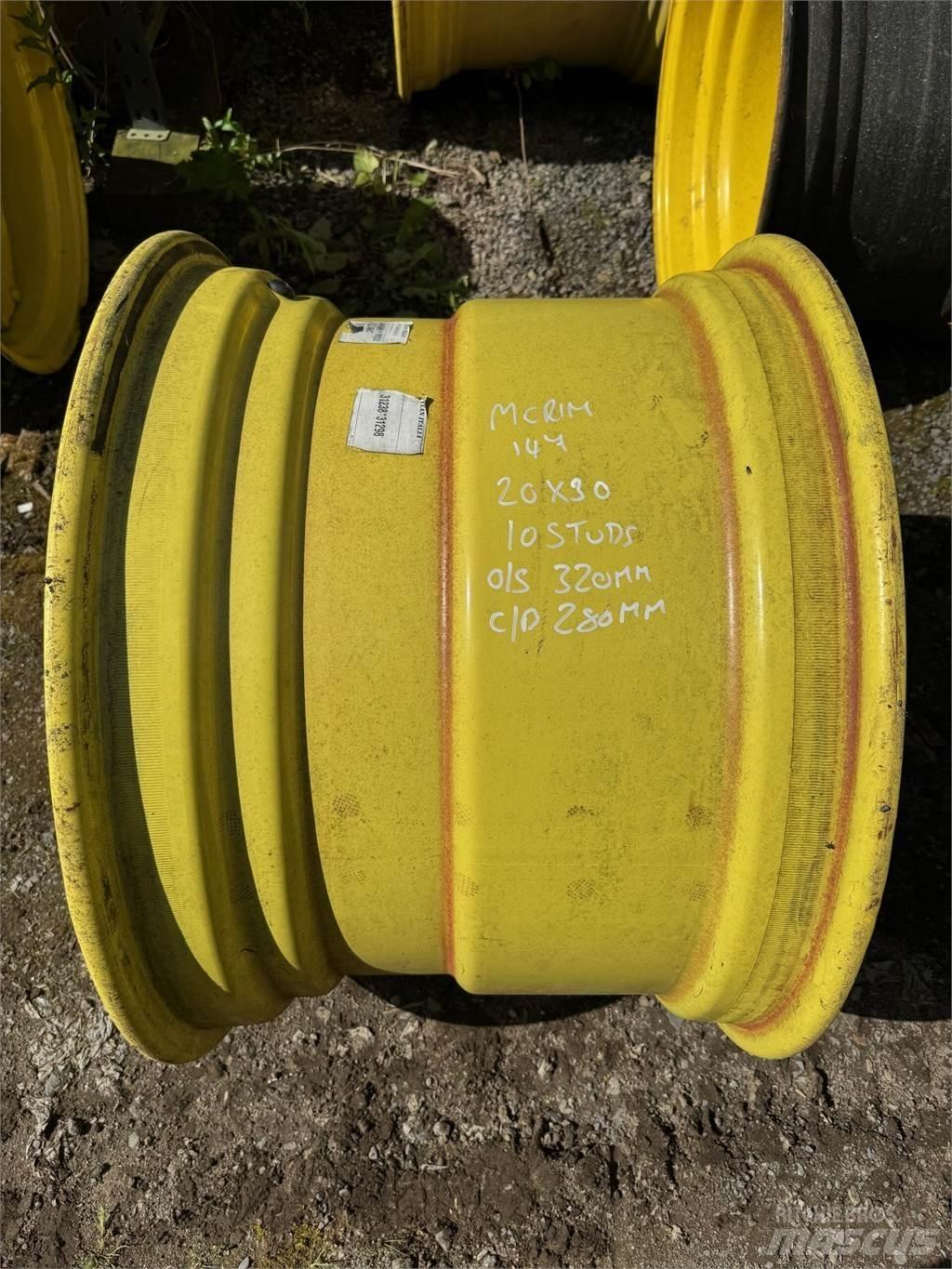John Deere Example Gume, kolesa in platišča