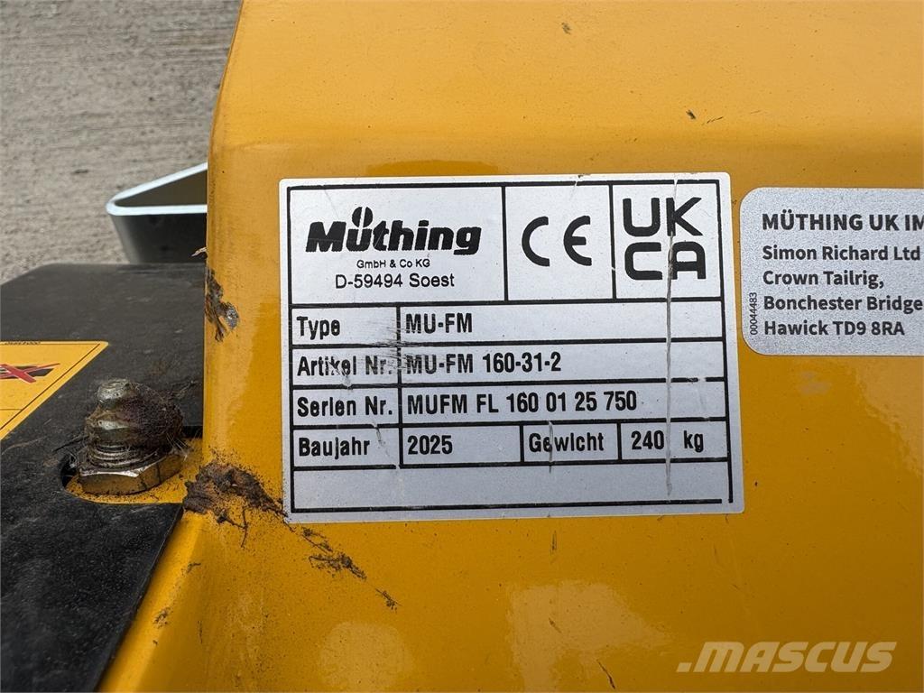 Muthing MU-FM160 Priključne in vlečne kosilnice
