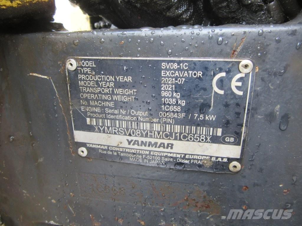 Yanmar SV08 Bagri goseničarji