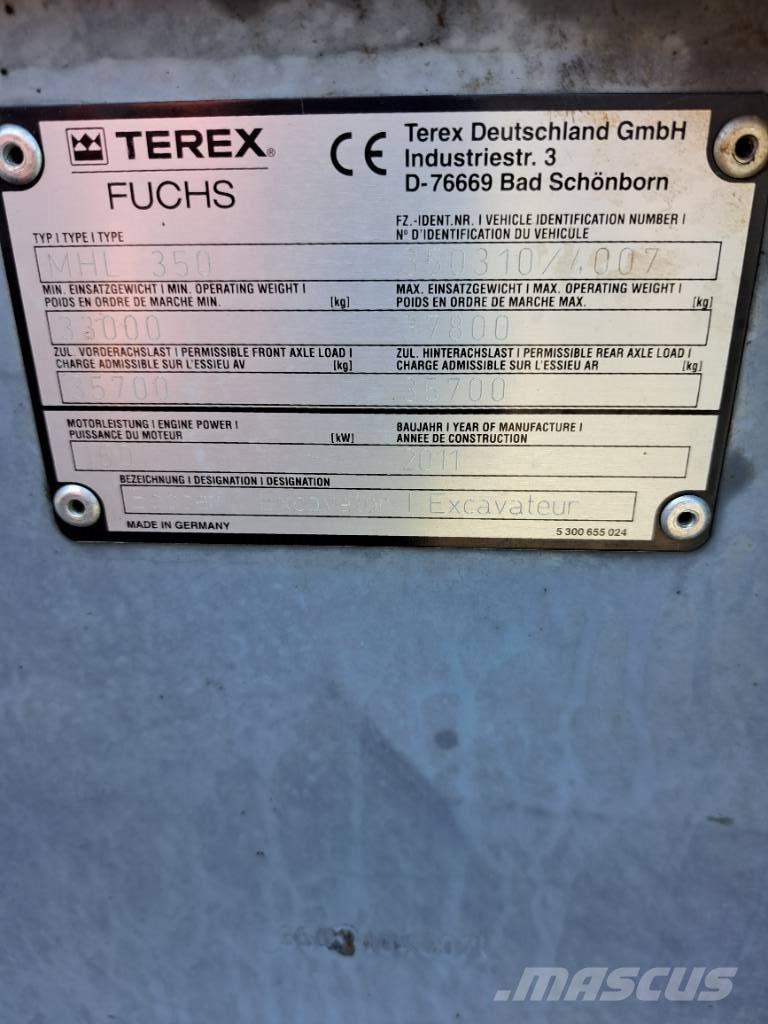 Fuchs MHL350E + Polyp Bagri za prekladanje primarnih/sekundarnih surovin