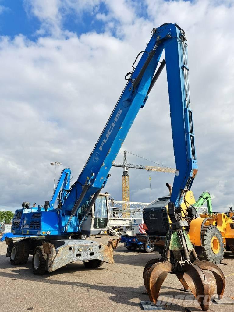 Fuchs MHL350E + Polyp Bagri za prekladanje primarnih/sekundarnih surovin