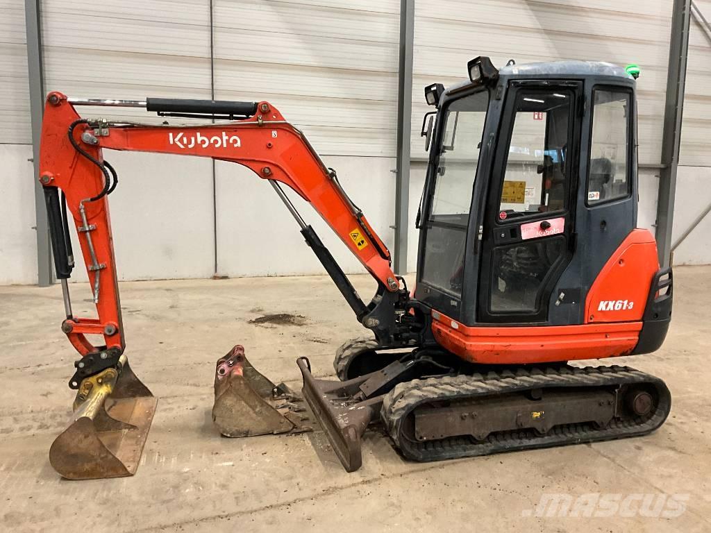 Kubota KX 61-3 Mini bagri <7t