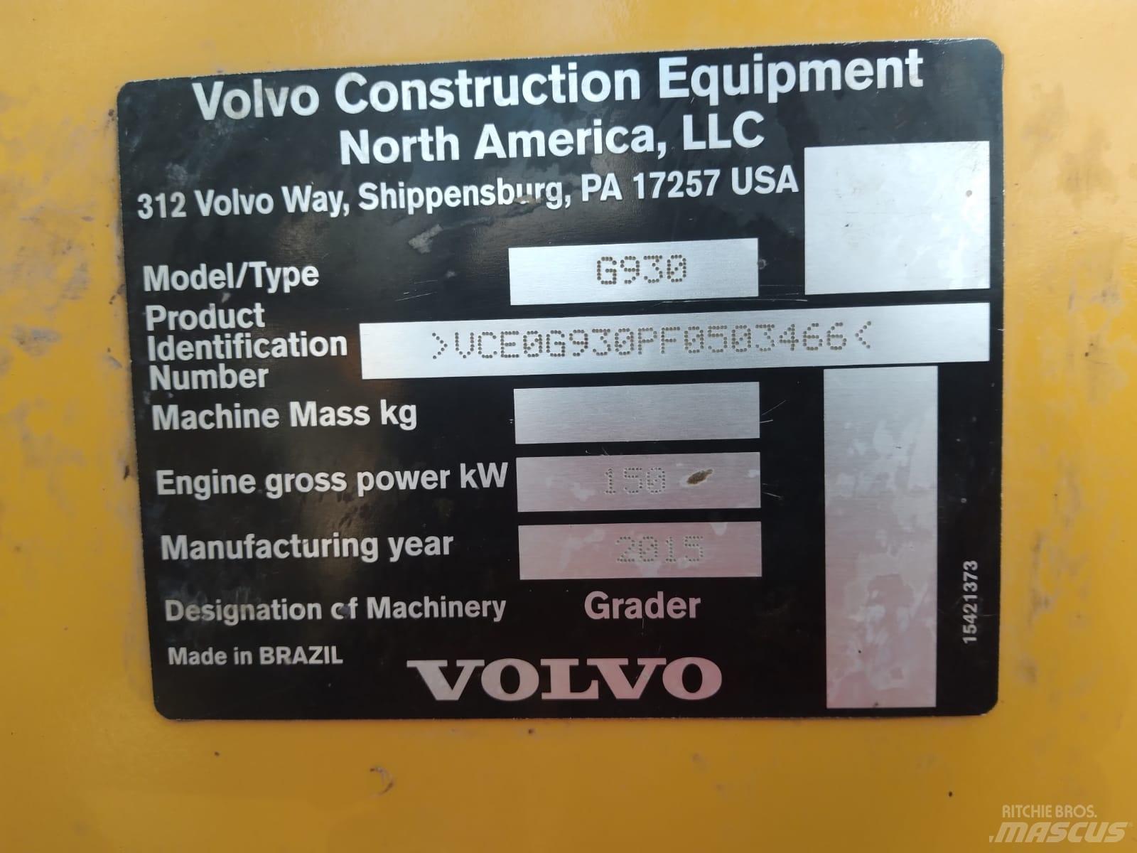 Volvo G 930 Grederji